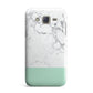 Marble White Carrara Green Samsung Galaxy J7 Case