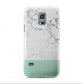 Marble White Carrara Green Samsung Galaxy S5 Mini Case
