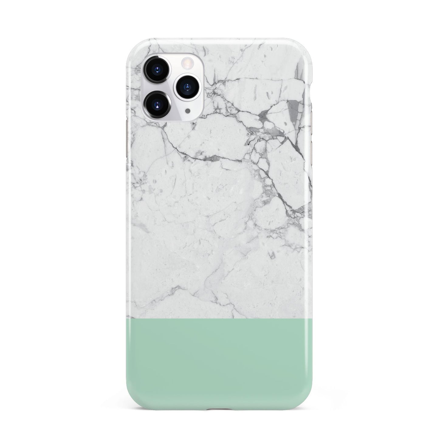 Marble White Carrara Green iPhone 11 Pro Max 3D Tough Case