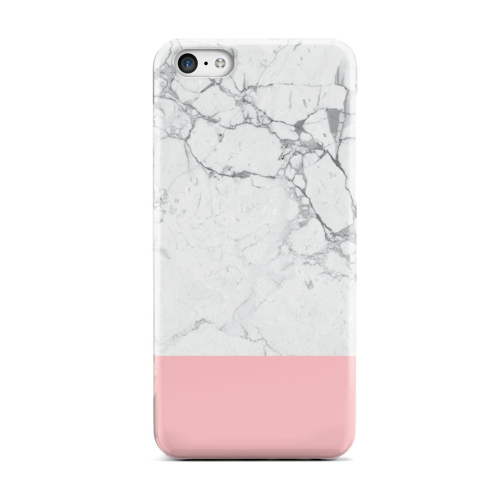 Marble White Carrara Pink Apple iPhone 5c Case