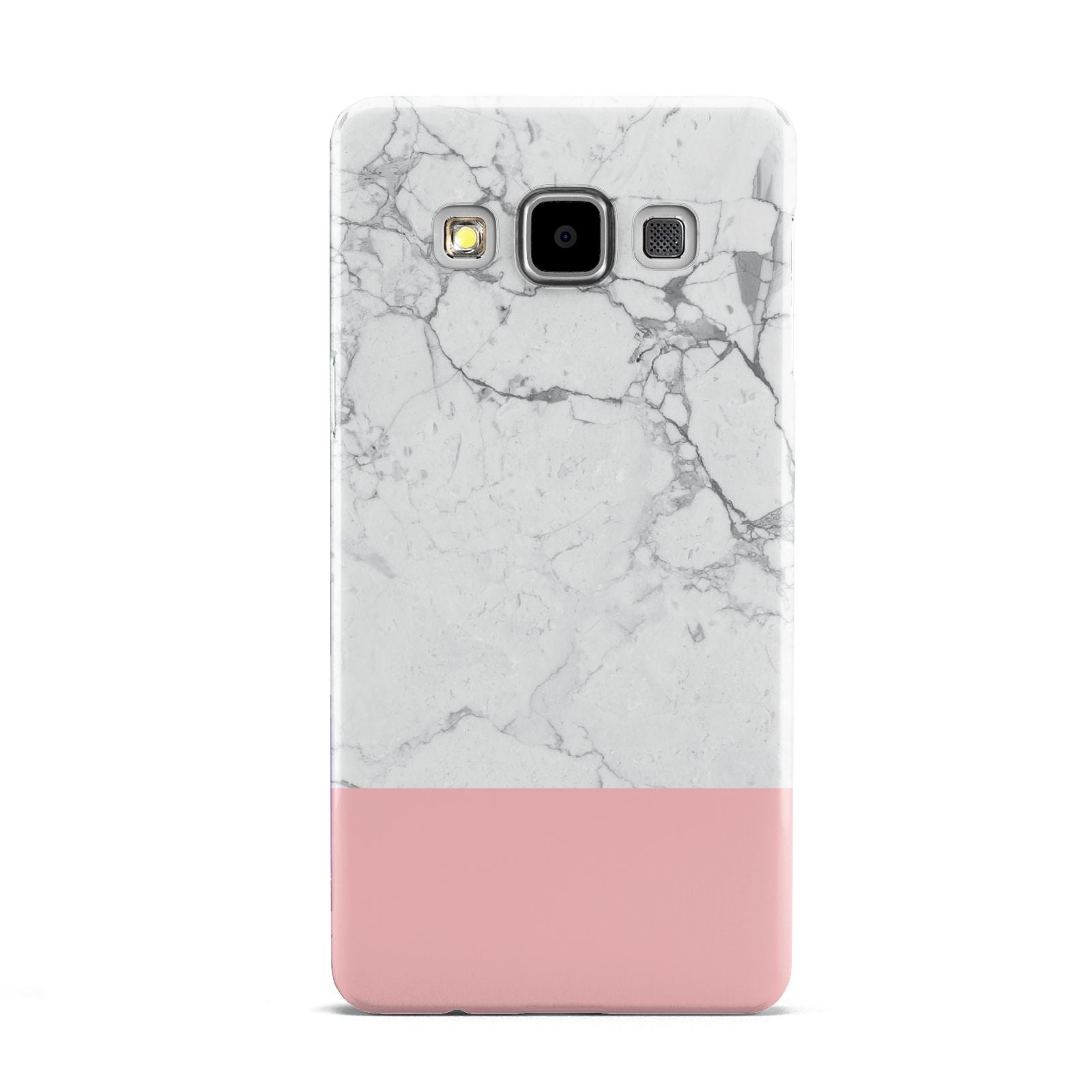 Marble White Carrara Pink Samsung Galaxy A5 Case