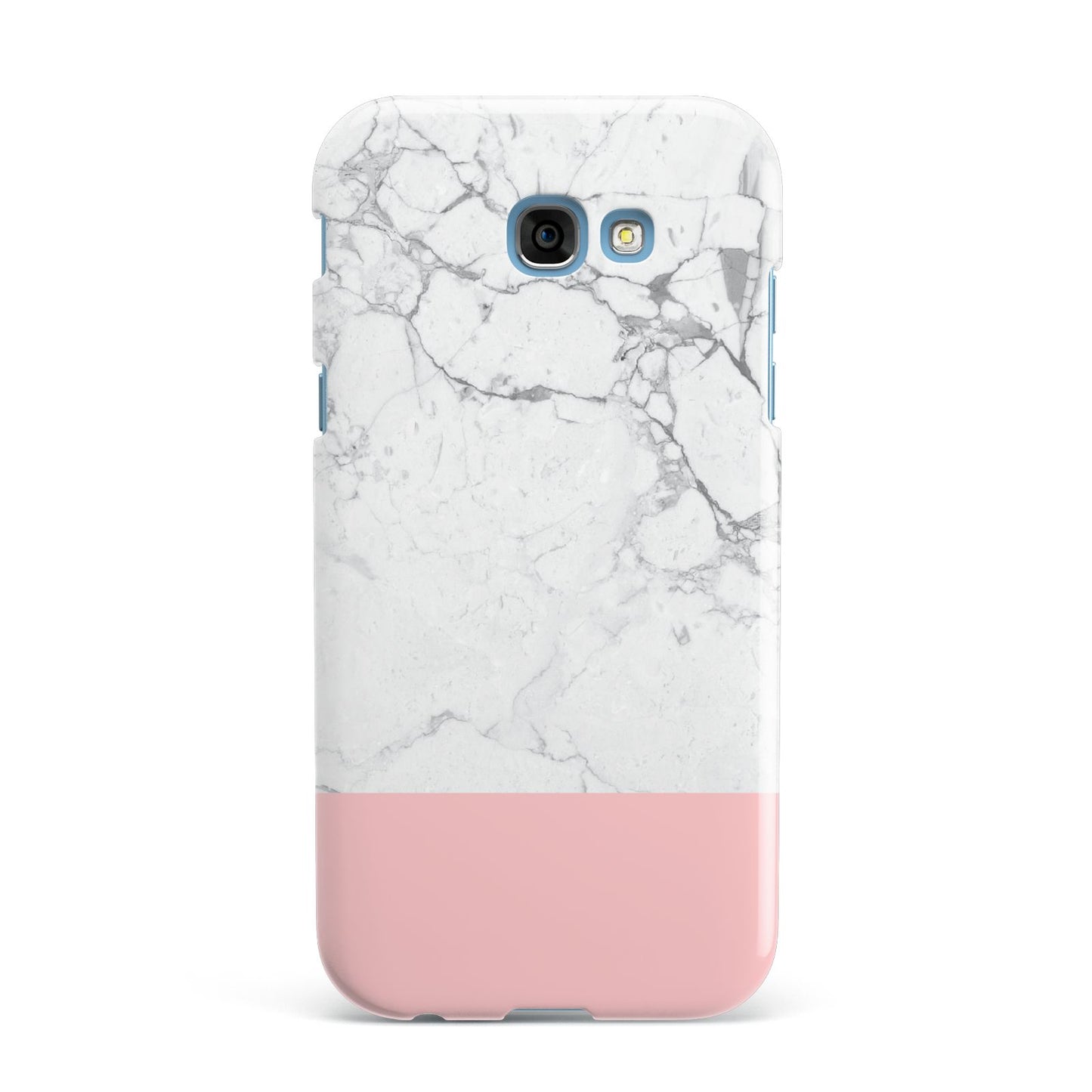 Marble White Carrara Pink Samsung Galaxy A7 2017 Case