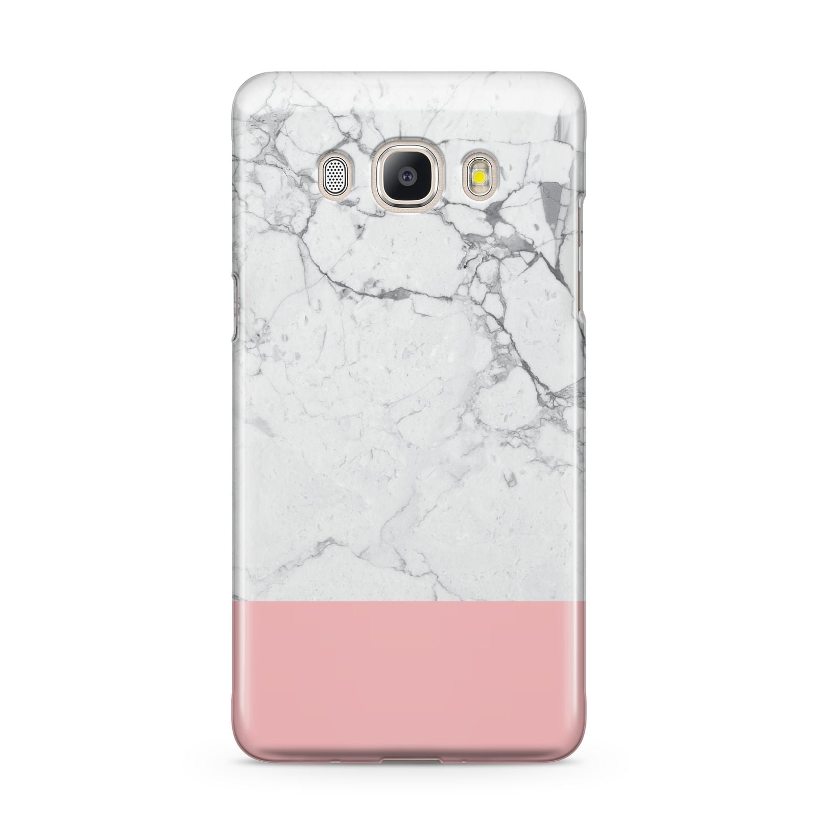 Marble White Carrara Pink Samsung Galaxy J5 2016 Case
