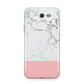 Marble White Carrara Pink Samsung Galaxy J7 2017 Case