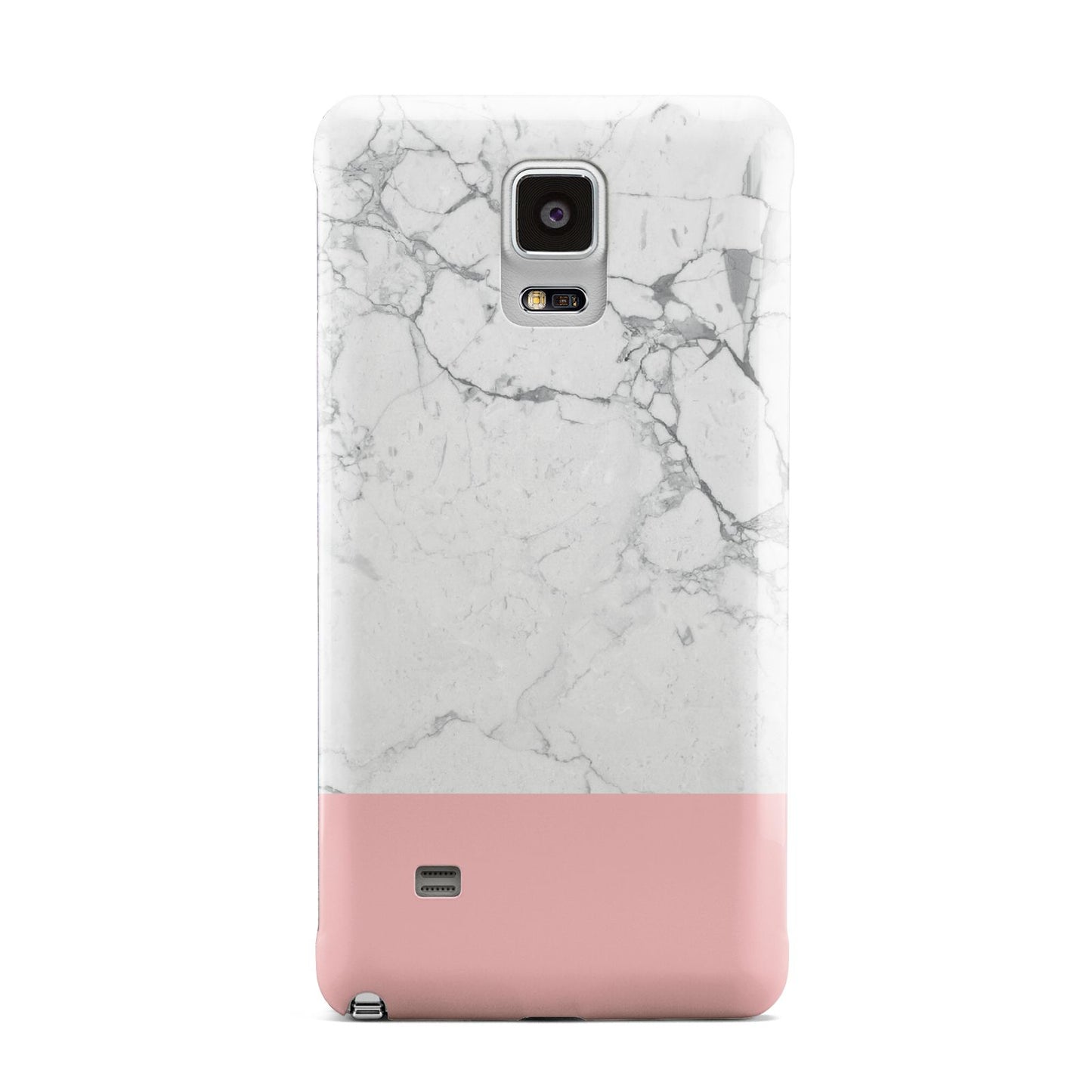 Marble White Carrara Pink Samsung Galaxy Note 4 Case