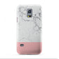 Marble White Carrara Pink Samsung Galaxy S5 Mini Case