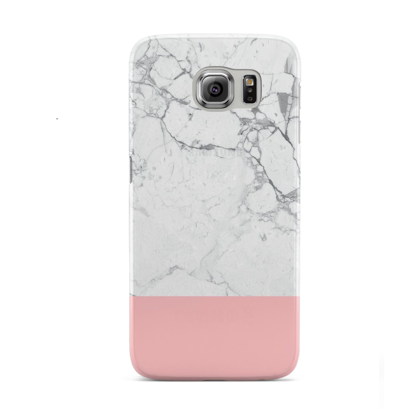 Marble White Carrara Pink Samsung Galaxy S6 Case