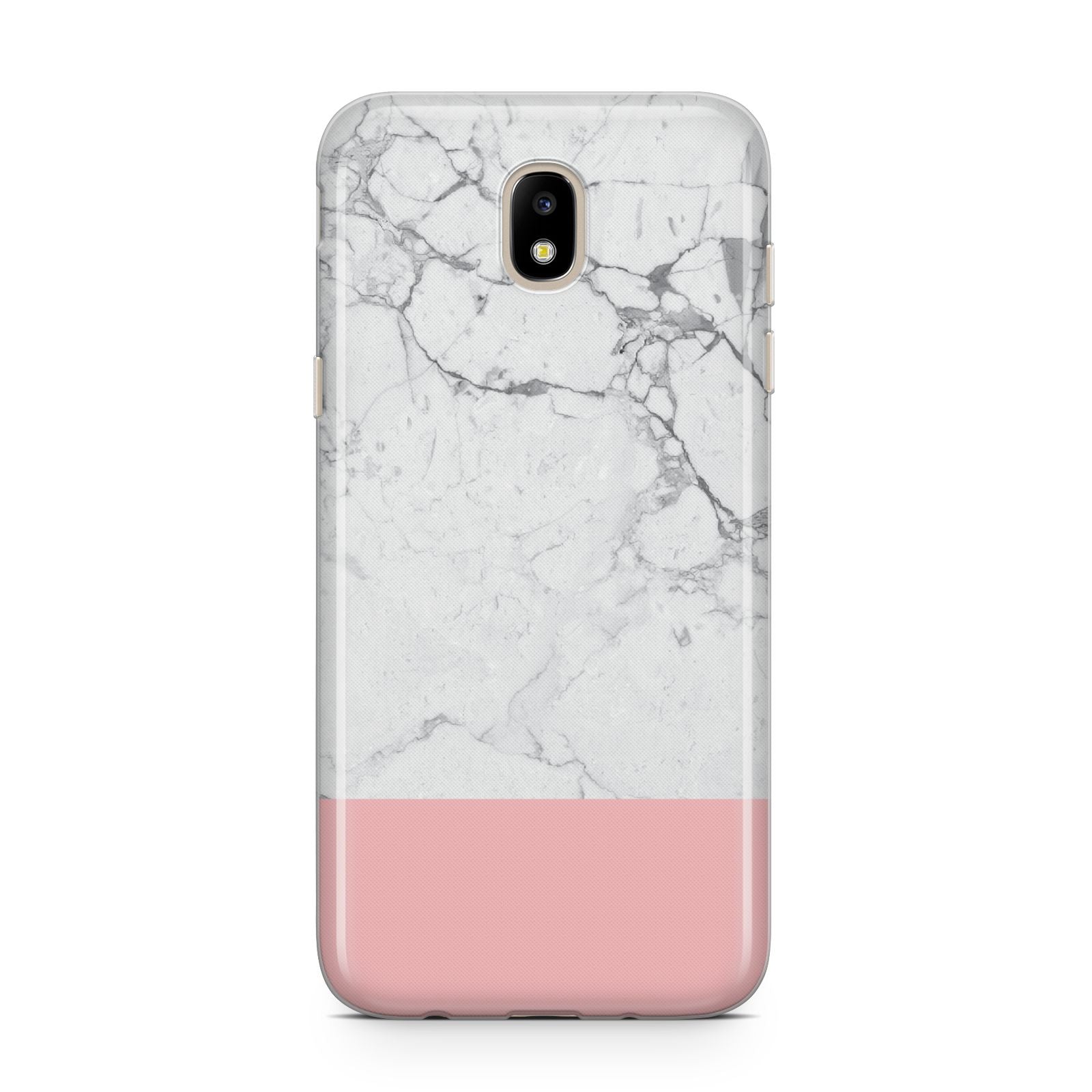 Marble White Carrara Pink Samsung J5 2017 Case