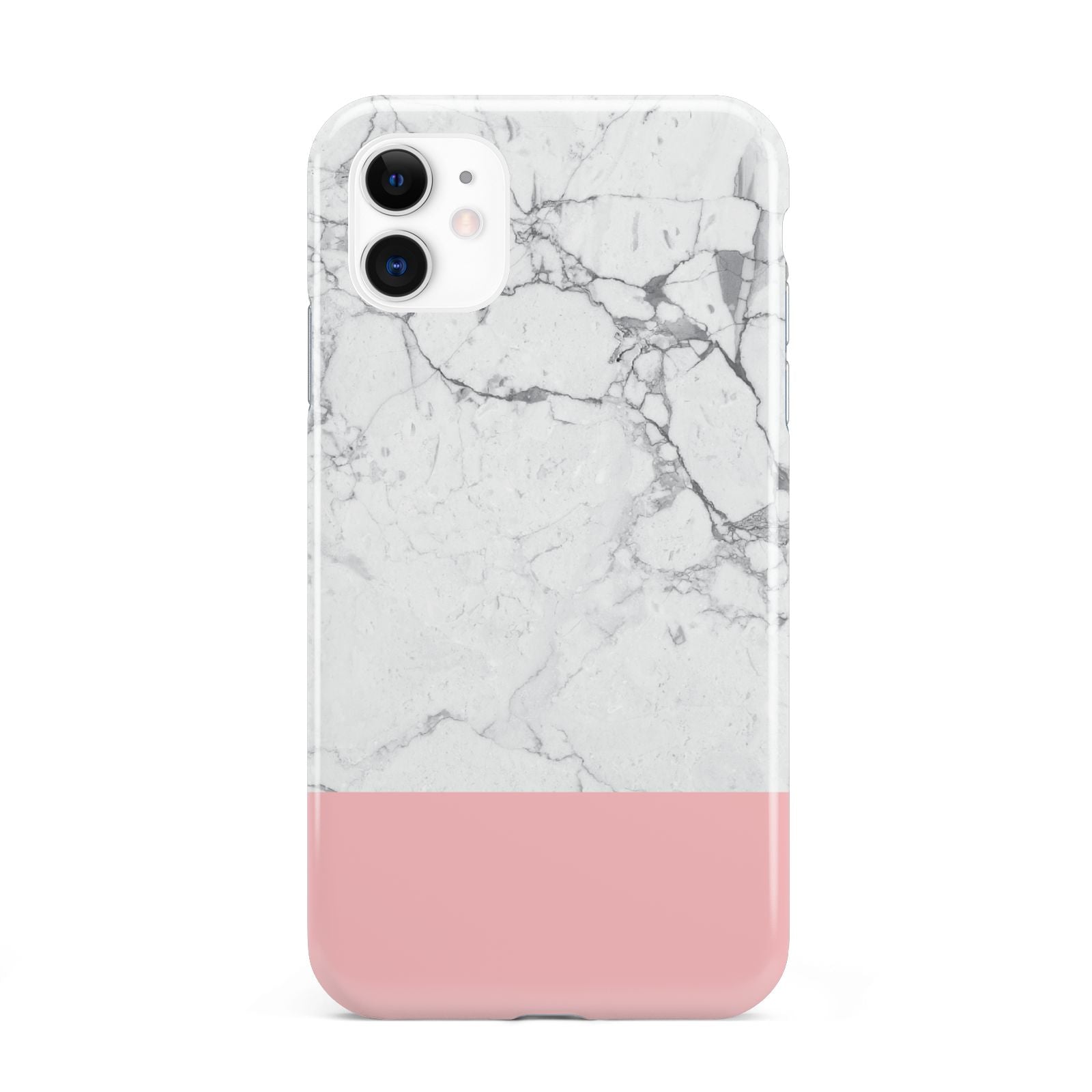 Marble White Carrara Pink iPhone 11 3D Tough Case