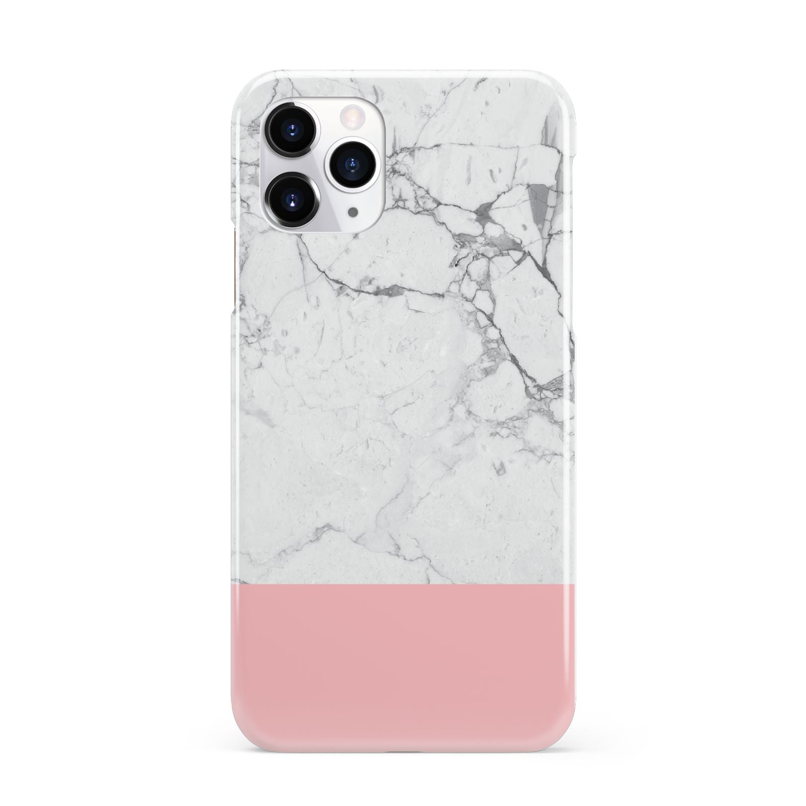 Marble White Carrara Pink iPhone 11 Pro 3D Snap Case