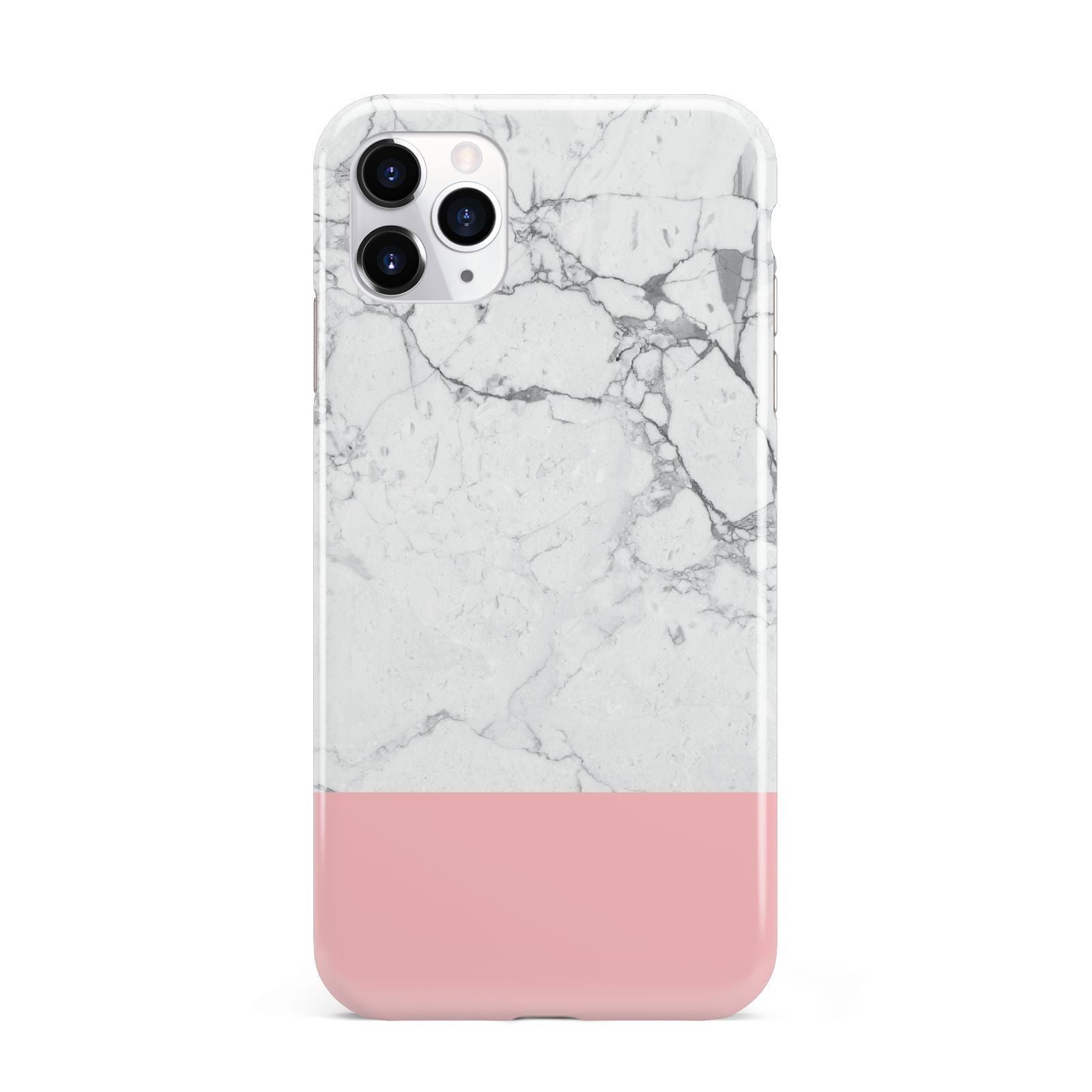 Marble White Carrara Pink iPhone 11 Pro Max 3D Tough Case