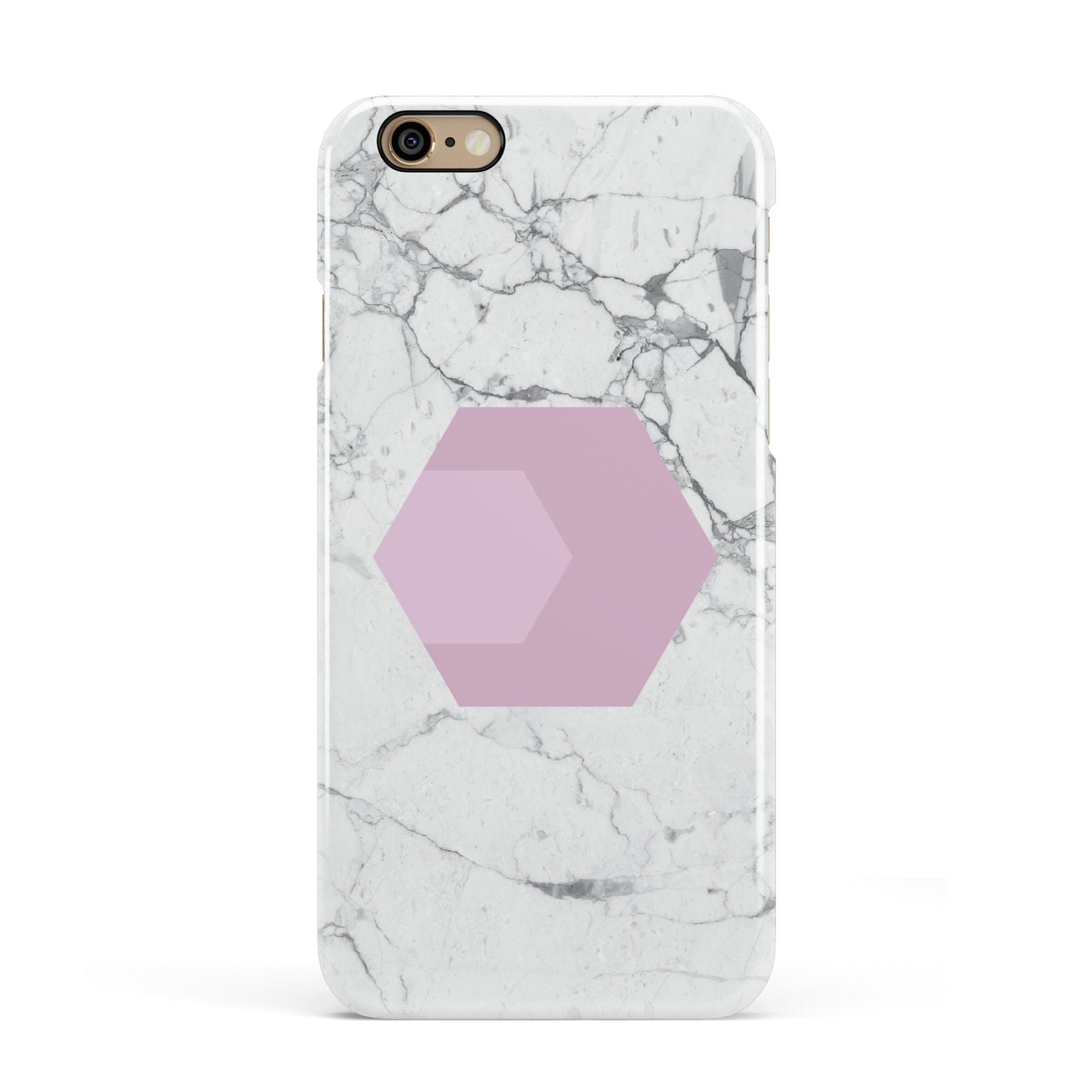 Marble White Grey Carrara Apple iPhone 6 3D Snap Case