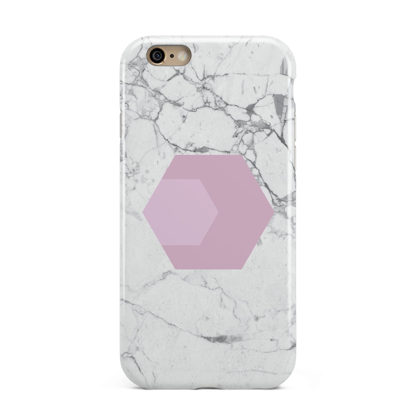 Marble White Grey Carrara Apple iPhone 6 3D Tough Case