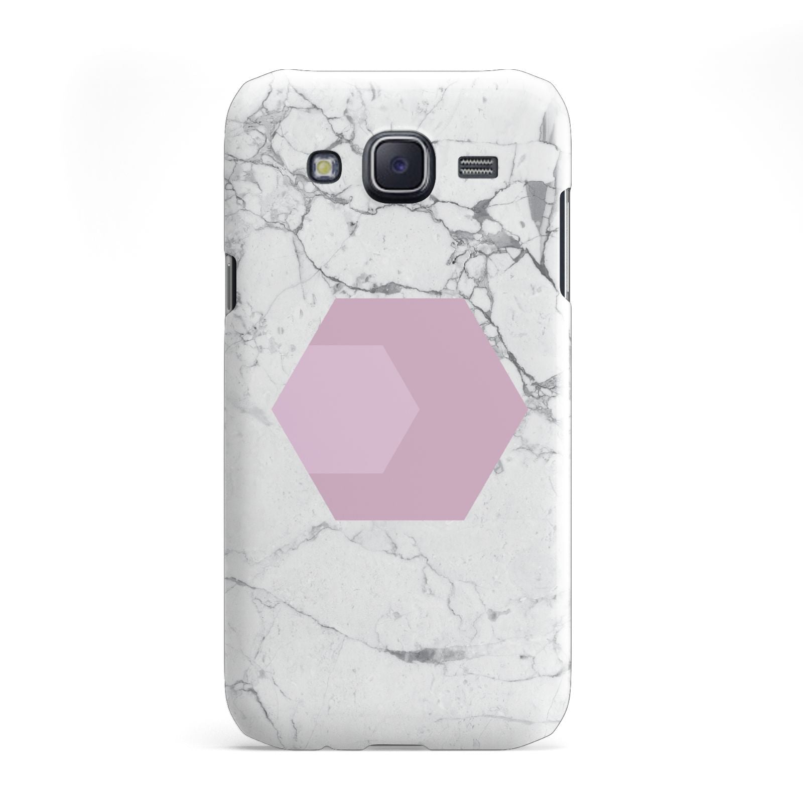 Marble White Grey Carrara Samsung Galaxy J5 Case