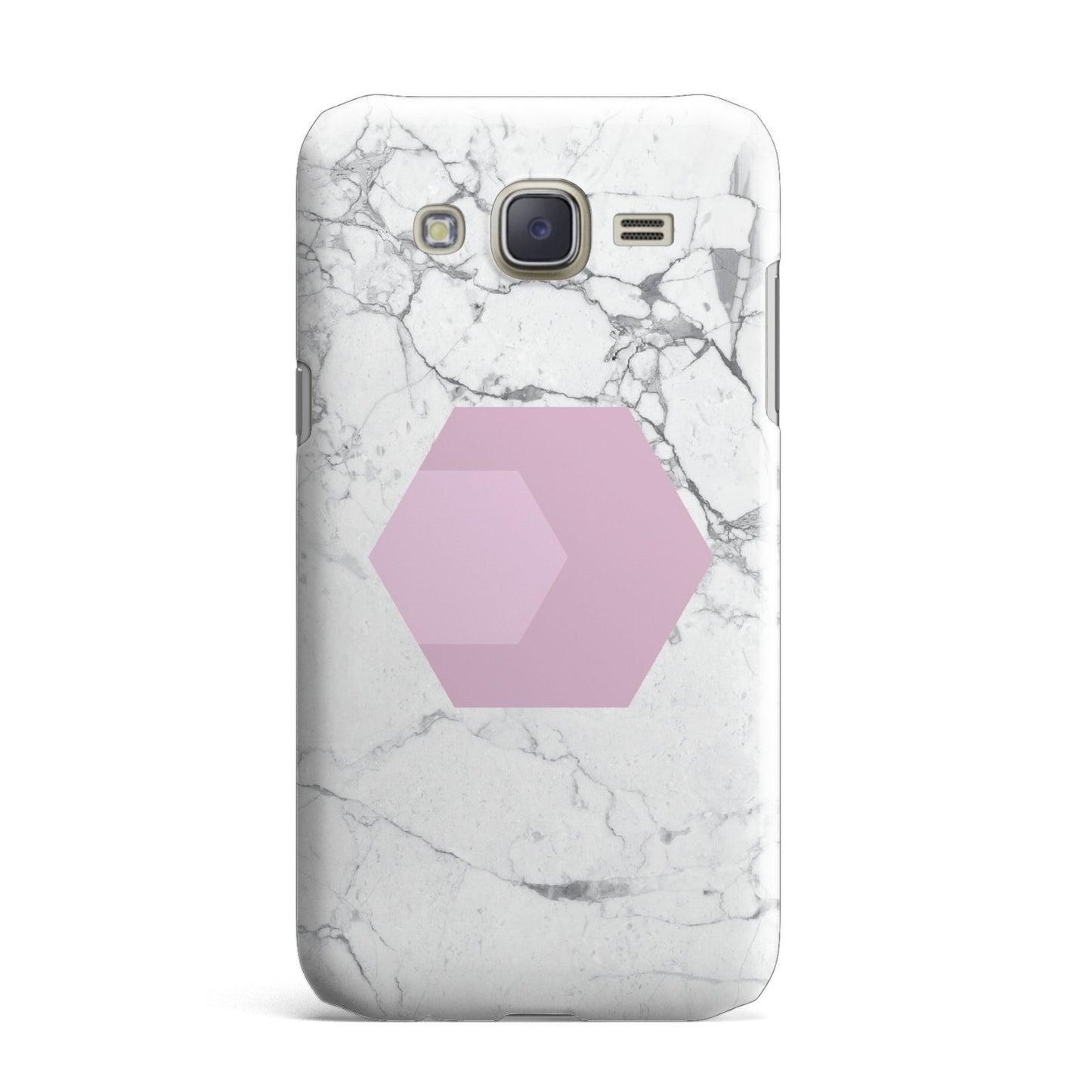 Marble White Grey Carrara Samsung Galaxy J7 Case