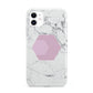 Marble White Grey Carrara iPhone 11 3D Tough Case