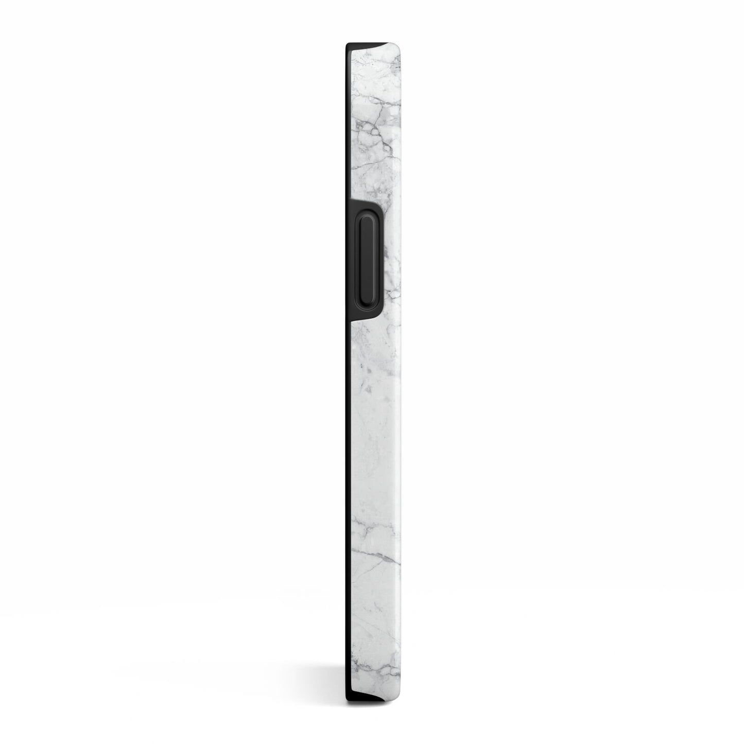 Marble White Grey Carrara iPhone 13 Mini Side Image 3D Tough Case