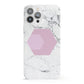Marble White Grey Carrara iPhone 13 Pro Max Full Wrap 3D Snap Case