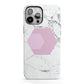 Marble White Grey Carrara iPhone 13 Pro Max Full Wrap 3D Tough Case