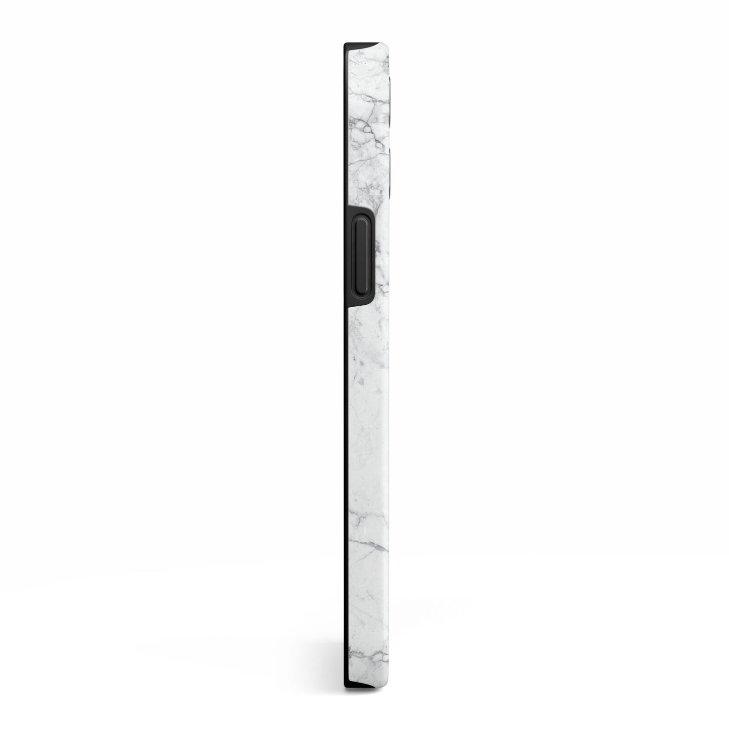 Marble White Grey Carrara iPhone 13 Pro Max Side Image 3D Tough Case