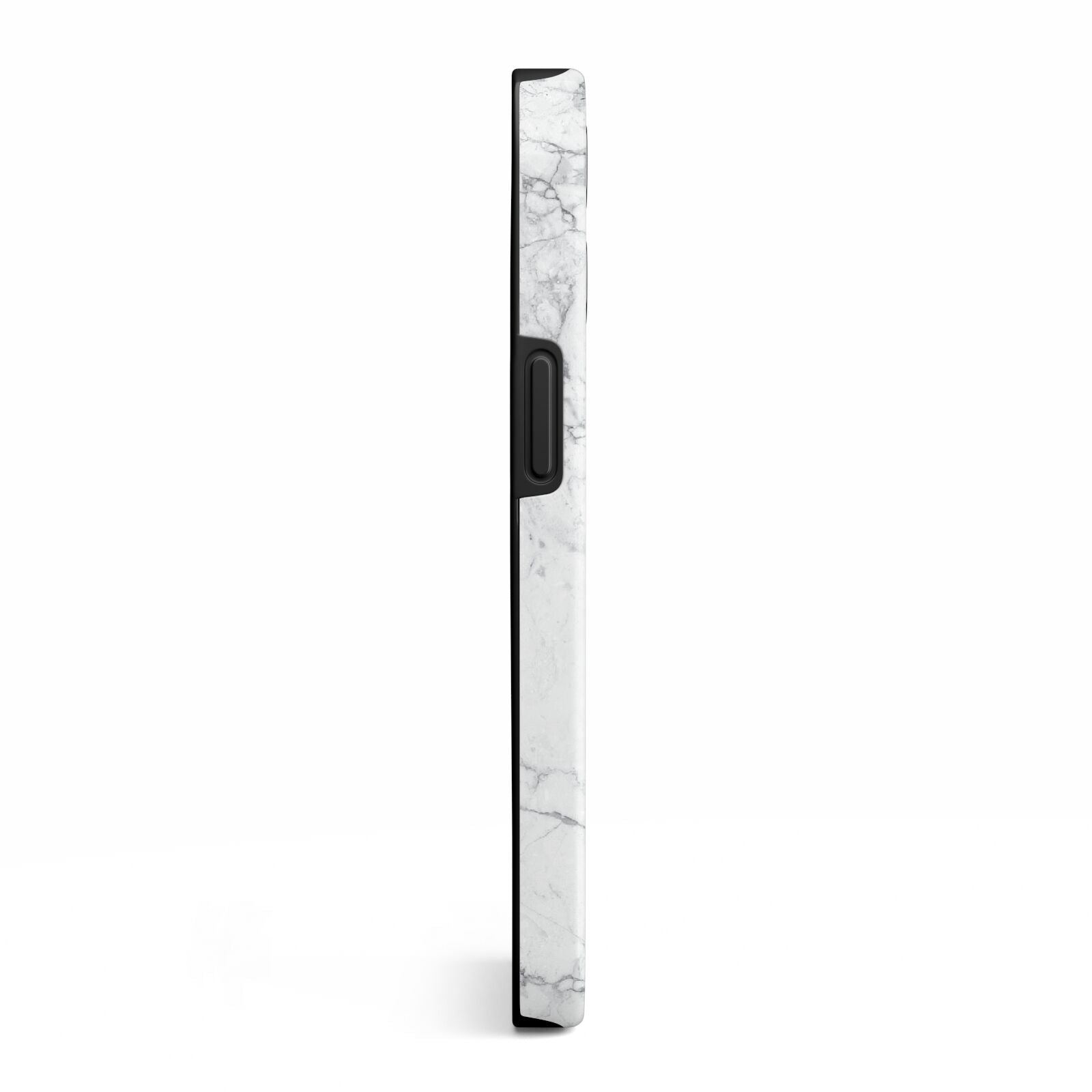 Marble White Grey Carrara iPhone 13 Pro Side Image 3D Tough Case