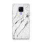 Marble White Huawei Mate 20X Phone Case