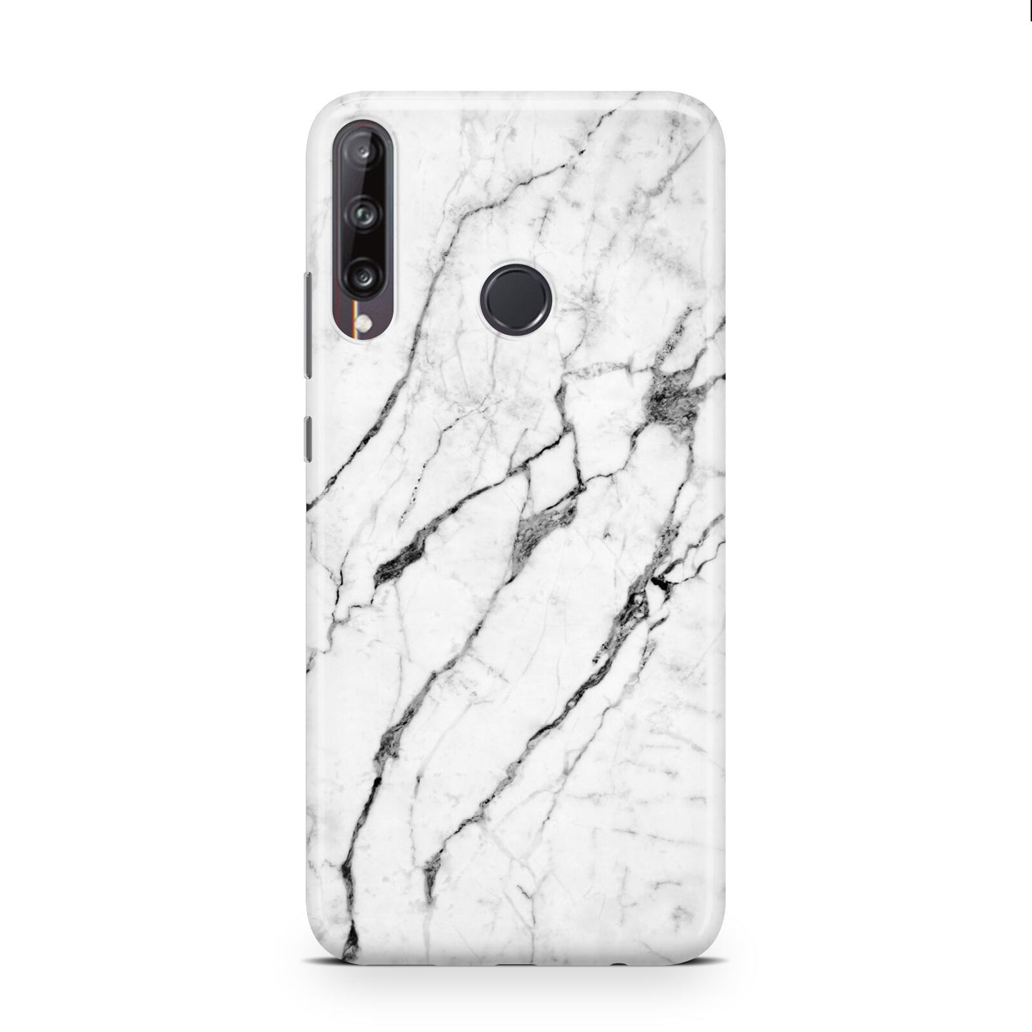 Marble White Huawei P40 Lite E Phone Case
