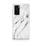 Marble White Huawei P40 Phone Case