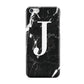 Marble White Initial Personalised Apple iPhone 5c Case