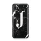 Marble White Initial Personalised Huawei Nova 3 Phone Case