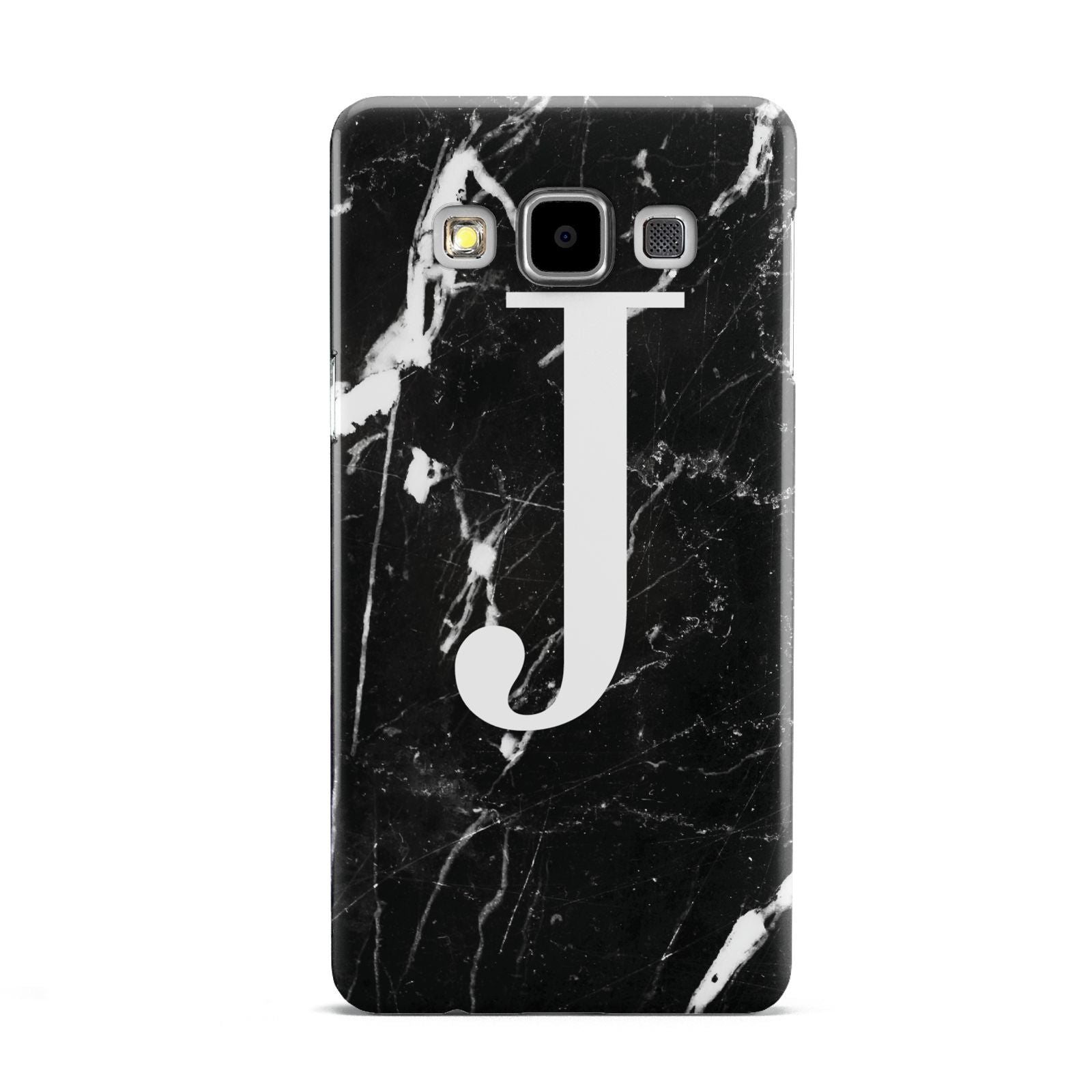 Marble White Initial Personalised Samsung Galaxy A5 Case