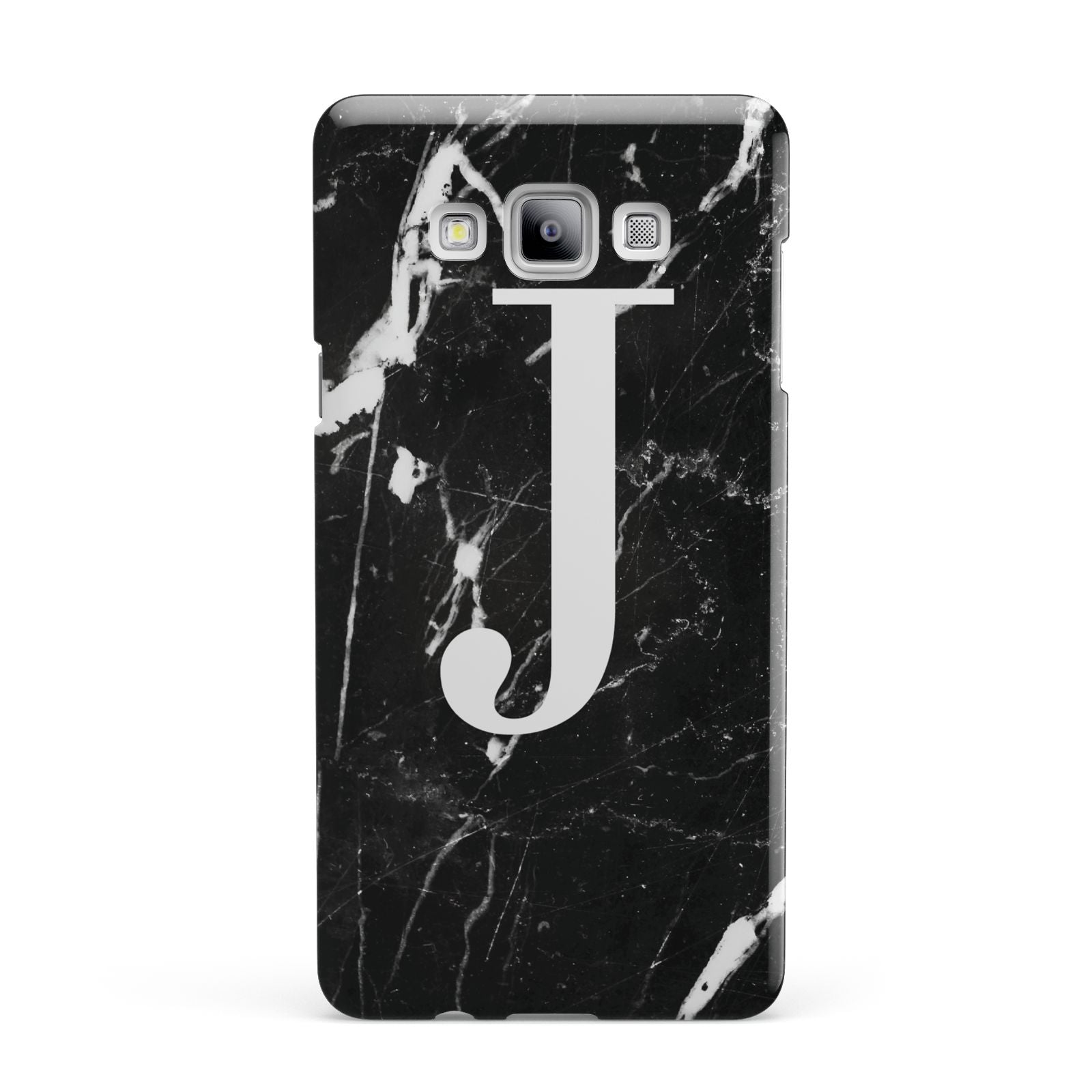 Marble White Initial Personalised Samsung Galaxy A7 2015 Case