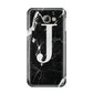 Marble White Initial Personalised Samsung Galaxy A8 2016 Case