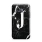 Marble White Initial Personalised Samsung Galaxy J1 2016 Case