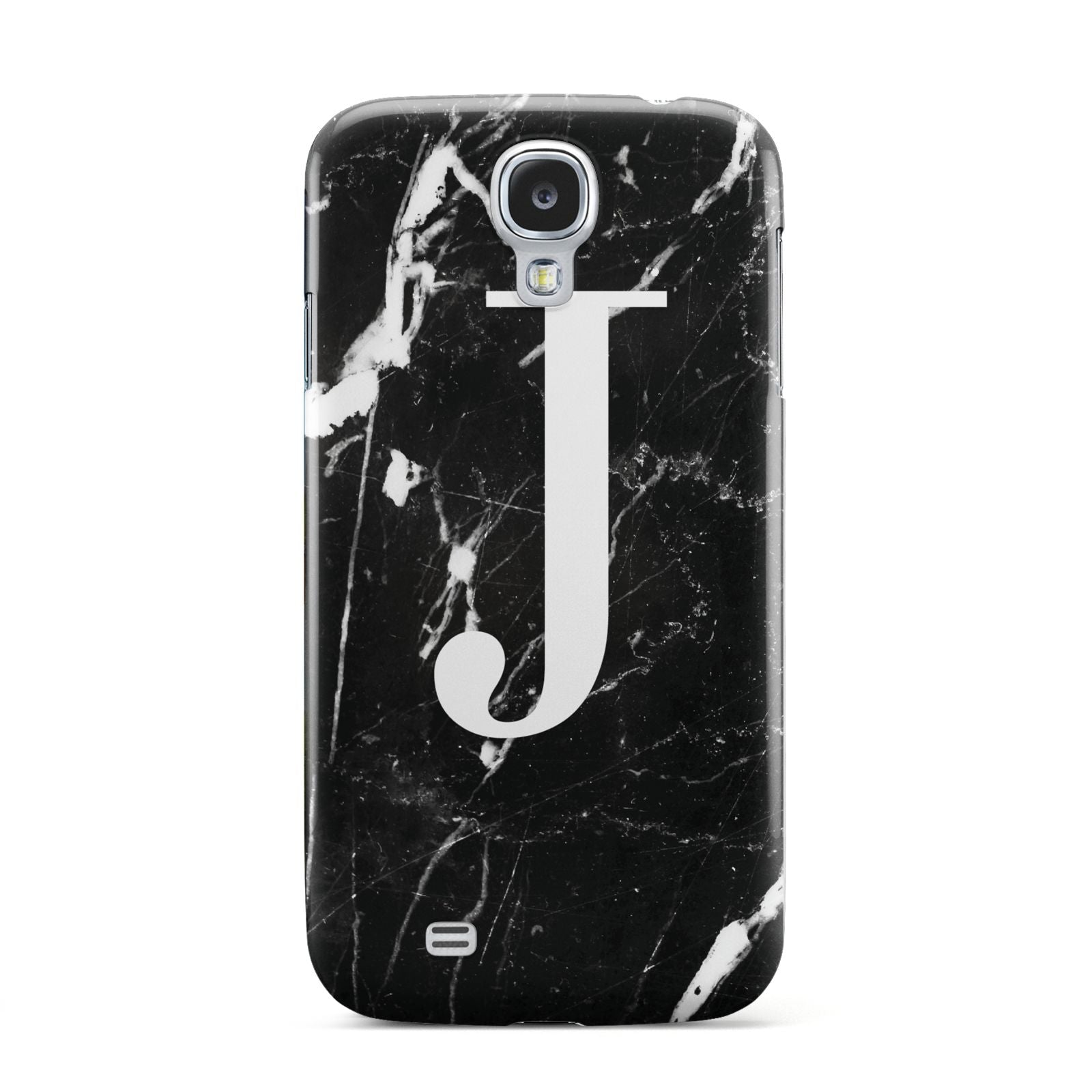 Marble White Initial Personalised Samsung Galaxy S4 Case