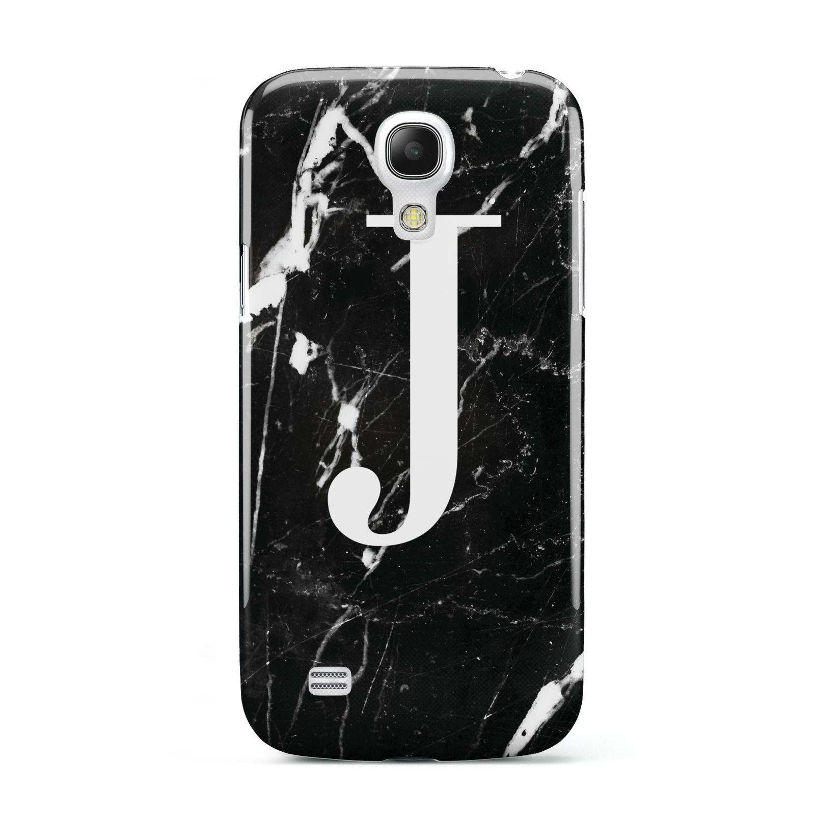 Marble White Initial Personalised Samsung Galaxy S4 Mini Case