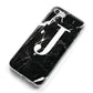Marble White Initial Personalised iPhone 8 Bumper Case on Silver iPhone Alternative Image