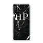 Marble White Initials Monogram Personalised Huawei P20 Lite 5G Phone Case