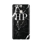 Marble White Initials Monogram Personalised Huawei P9 Case