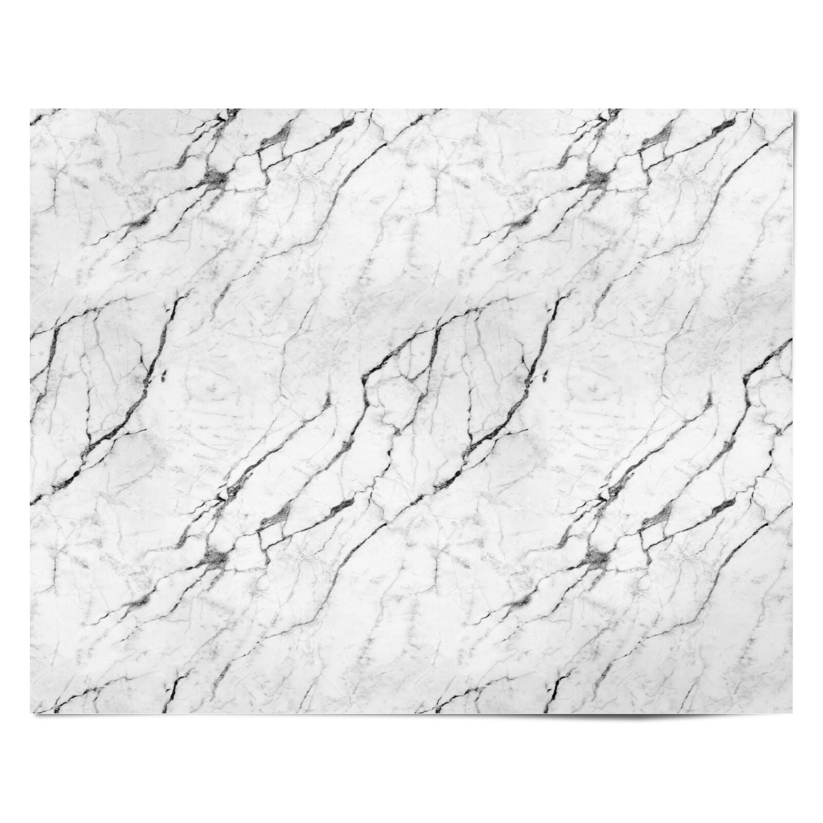 Marble White Personalised Wrapping Paper Alternative