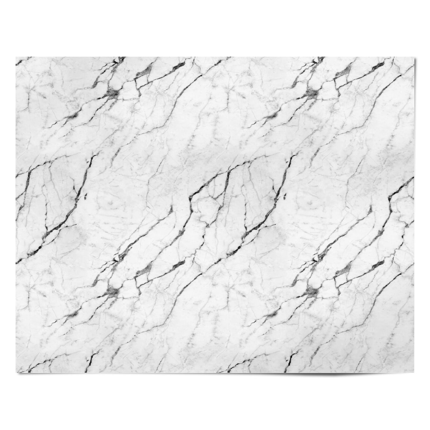 Marble White Personalised Wrapping Paper Alternative
