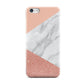 Marble White Rose Gold Apple iPhone 5c Case