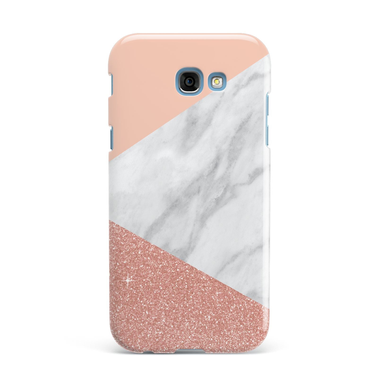 Marble White Rose Gold Samsung Galaxy A7 2017 Case