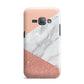 Marble White Rose Gold Samsung Galaxy J1 2016 Case