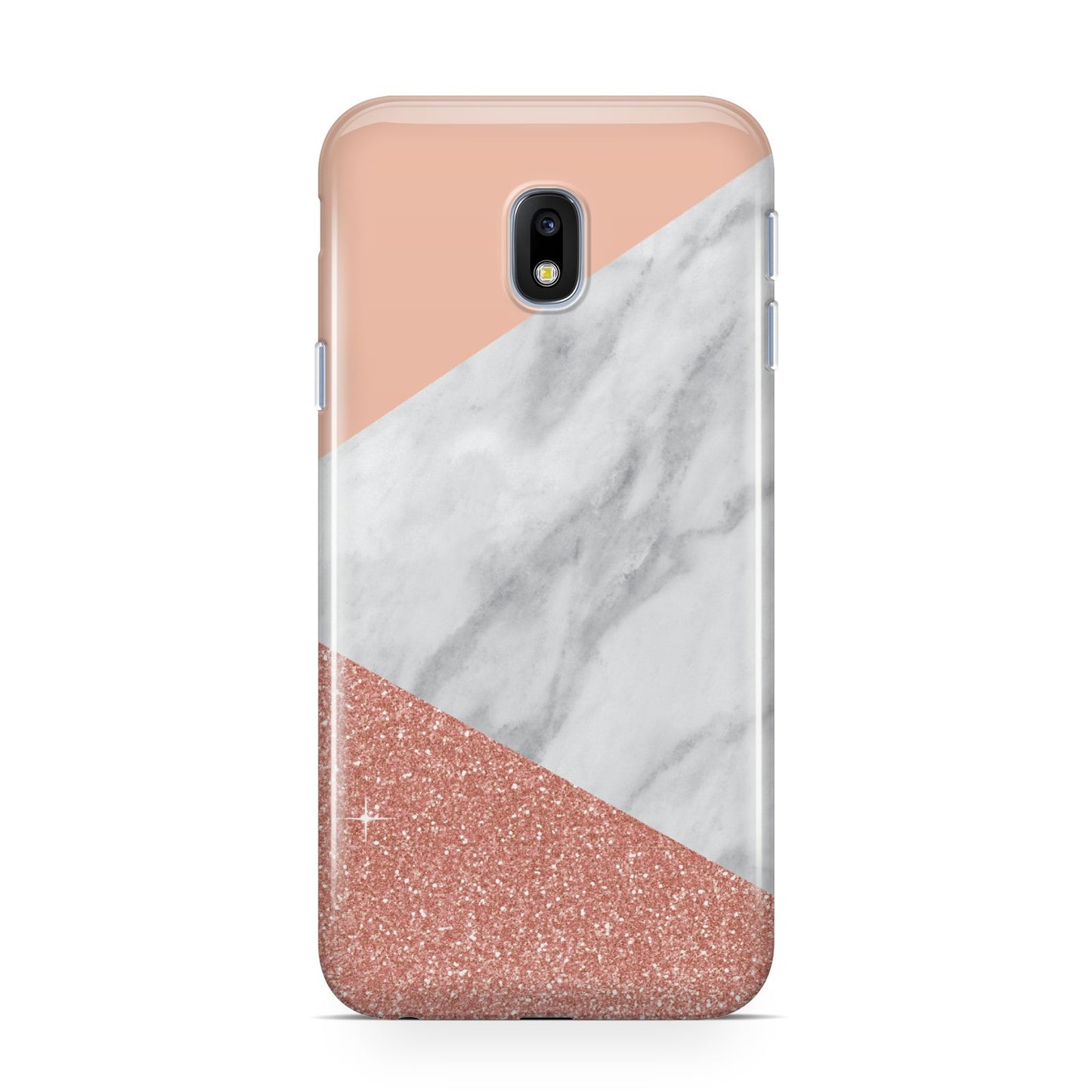 Marble White Rose Gold Samsung Galaxy J3 2017 Case