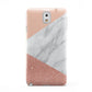 Marble White Rose Gold Samsung Galaxy Note 3 Case