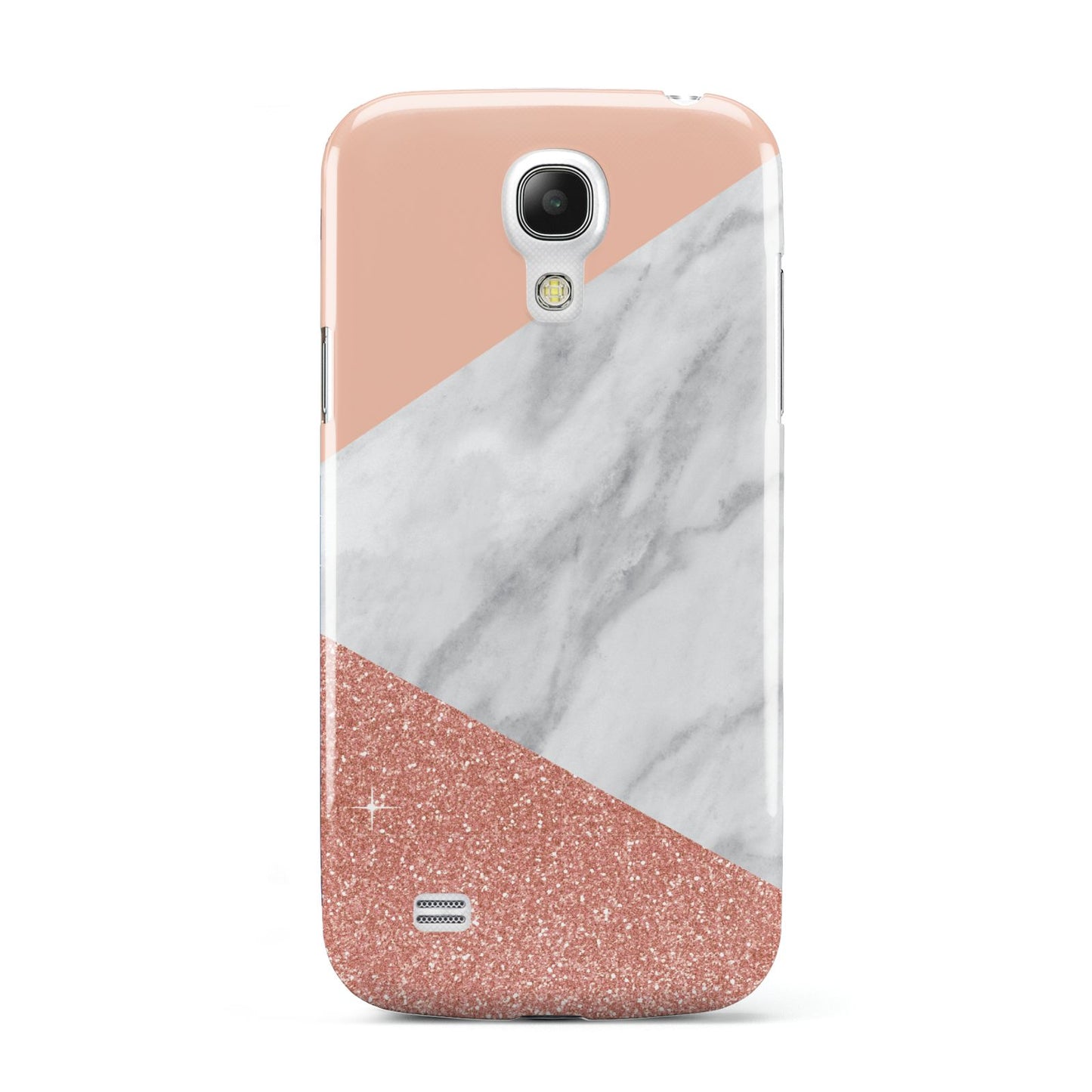 Marble White Rose Gold Samsung Galaxy S4 Mini Case