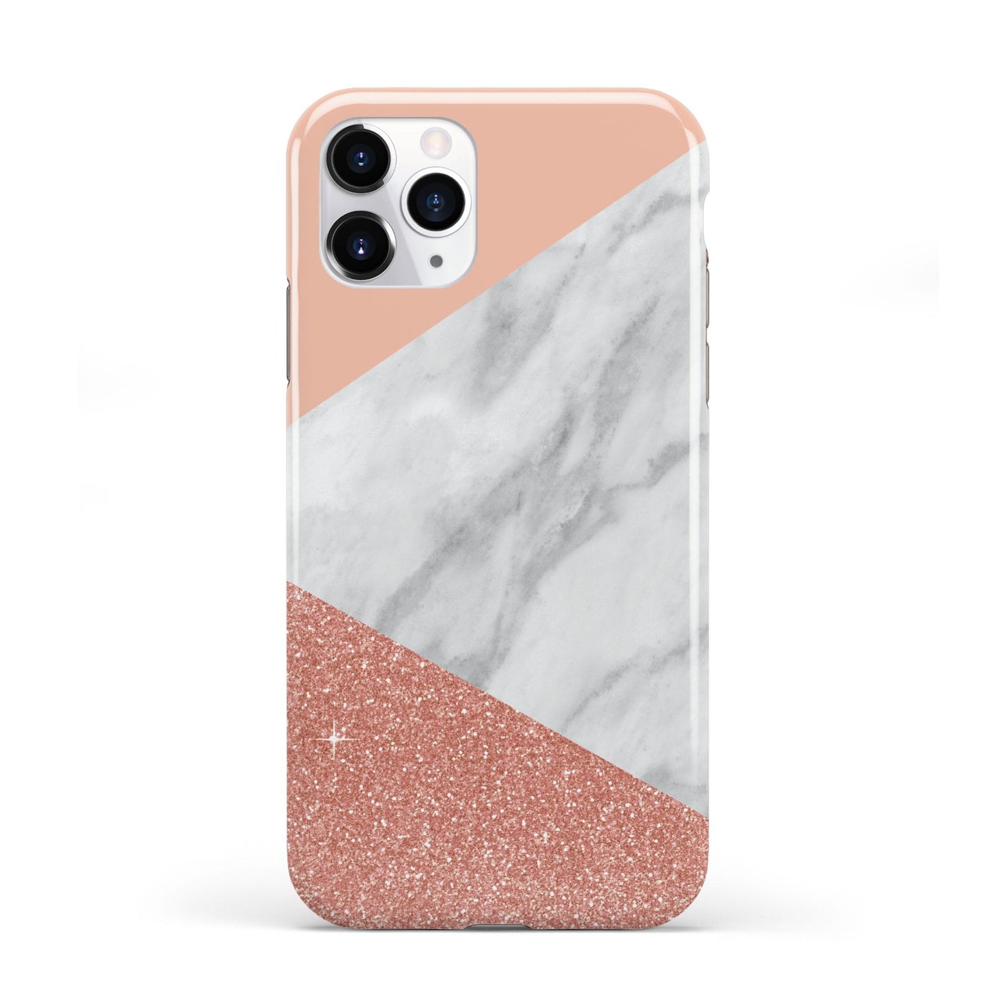 Marble White Rose Gold iPhone 11 Pro 3D Tough Case