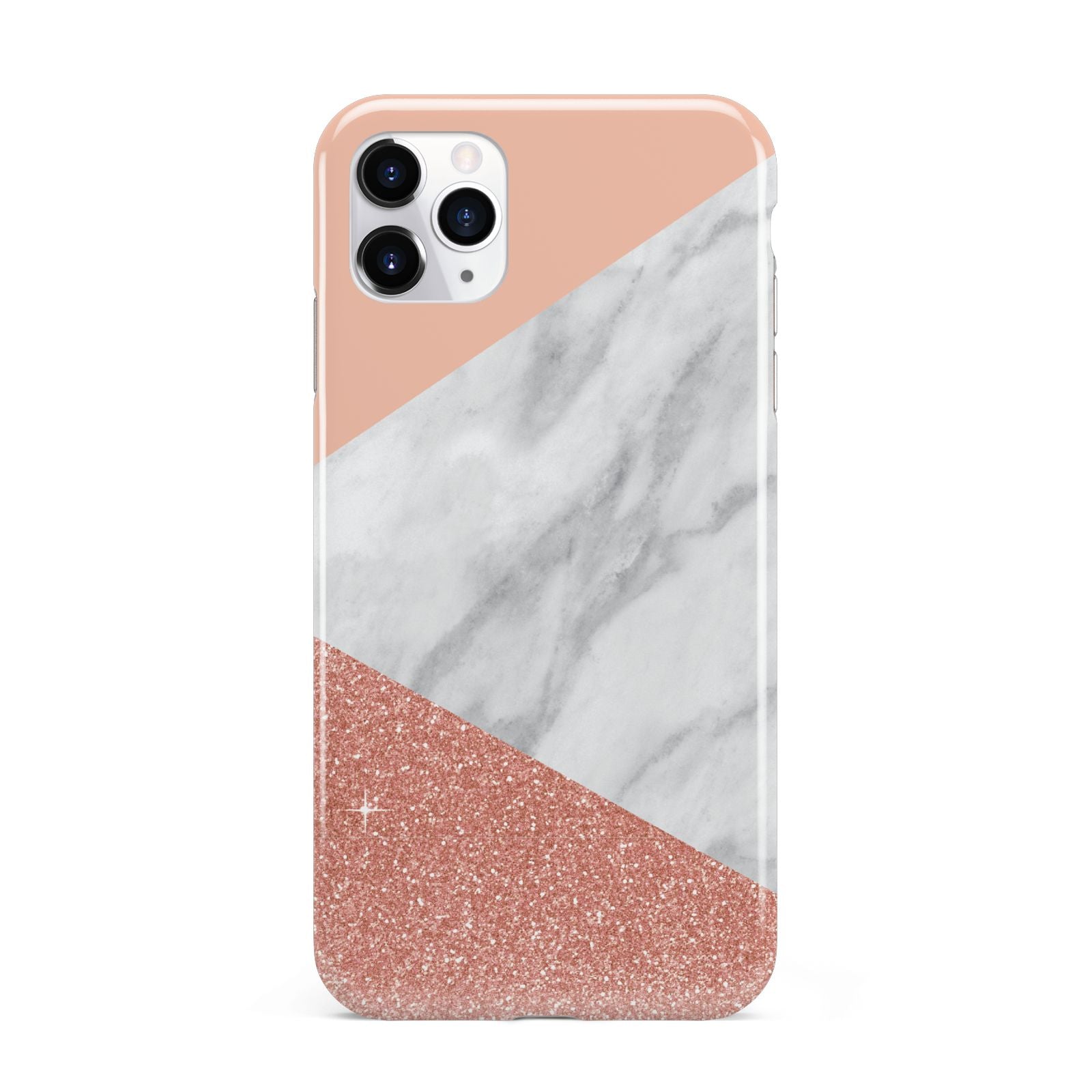 Marble White Rose Gold iPhone 11 Pro Max 3D Tough Case