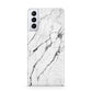 Marble White Samsung S21 Plus Phone Case